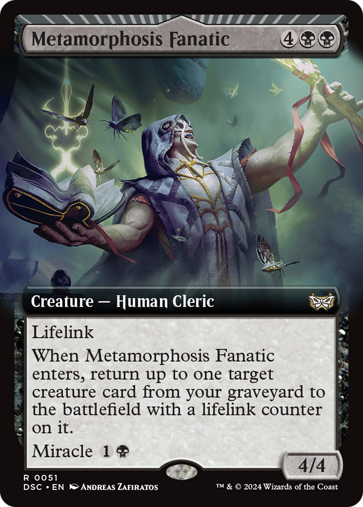 Metamorphosis Fanatic (Extended Art) [Duskmourn: House of Horror Commander] | Gear Gaming Fayetteville