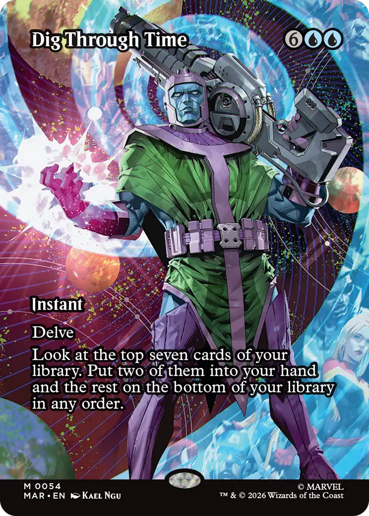 Dig Through Time (Borderless) [Marvel Universe: Eternal-Legal] | Gear Gaming Fayetteville