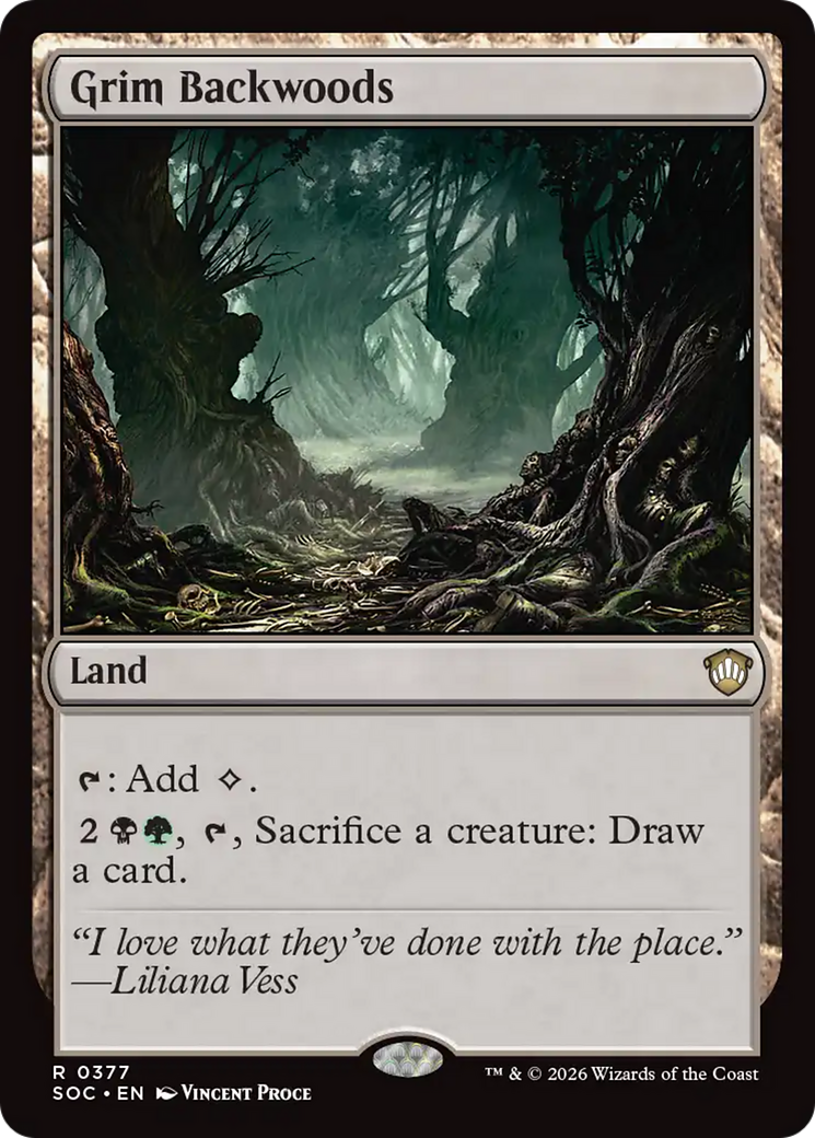 Grim Backwoods [Secrets of Strixhaven Commander] | Gear Gaming Fayetteville