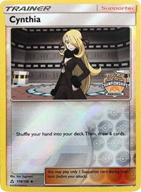Cynthia (119/156) (Regional Championship Promo) [Sun & Moon: Ultra Prism] | Gear Gaming Fayetteville