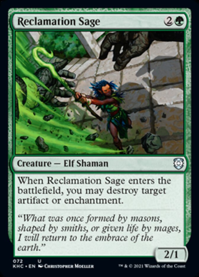 Reclamation Sage [Kaldheim Commander] | Gear Gaming Fayetteville