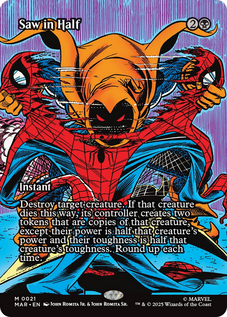 Saw in Half (Borderless) [Marvel's Spider-Man: Eternal-Legal] | Gear Gaming Fayetteville