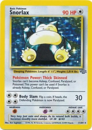 Snorlax (11/64) [Jungle Unlimited] | Gear Gaming Fayetteville