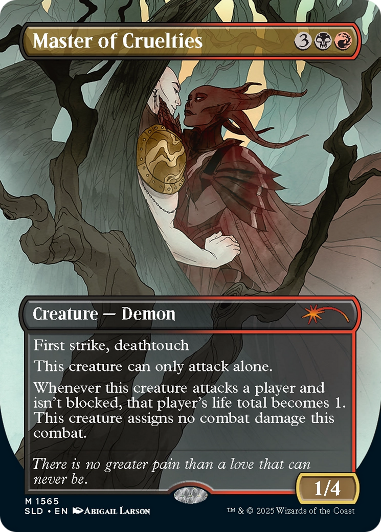 Master of Cruelties (Rainbow Foil) [Secret Lair Drop Series] | Gear Gaming Fayetteville