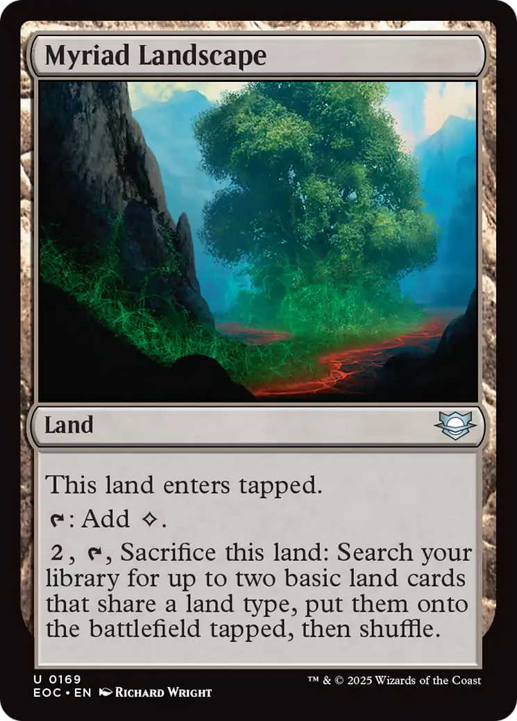 Myriad Landscape [Edge of Eternities Commander] | Gear Gaming Fayetteville