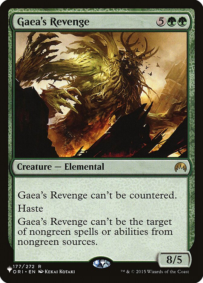 Gaea's Revenge [The List] | Gear Gaming Fayetteville