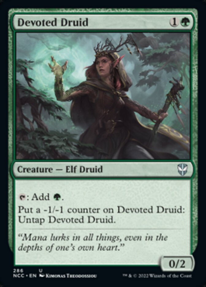 Devoted Druid [Streets of New Capenna Commander] | Gear Gaming Fayetteville