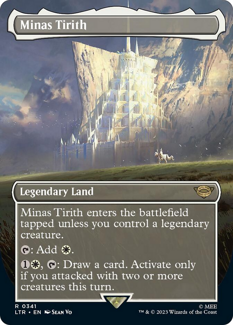 Minas Tirith (Borderless Alternate Art) (341) [The Lord of the Rings: Tales of Middle-Earth] | Gear Gaming Fayetteville