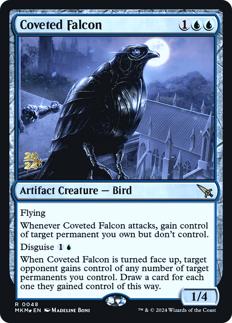 Coveted Falcon [Murders at Karlov Manor Prerelease Promos] | Gear Gaming Fayetteville