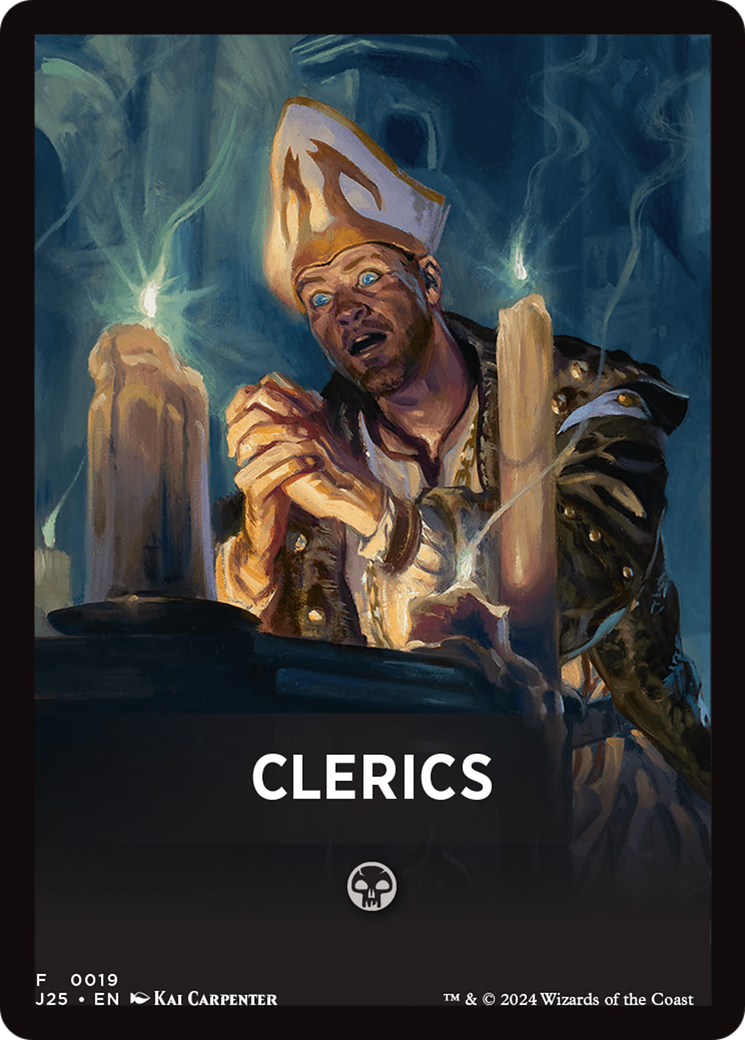 Clerics Theme Card [Foundations Jumpstart Front Cards] | Gear Gaming Fayetteville