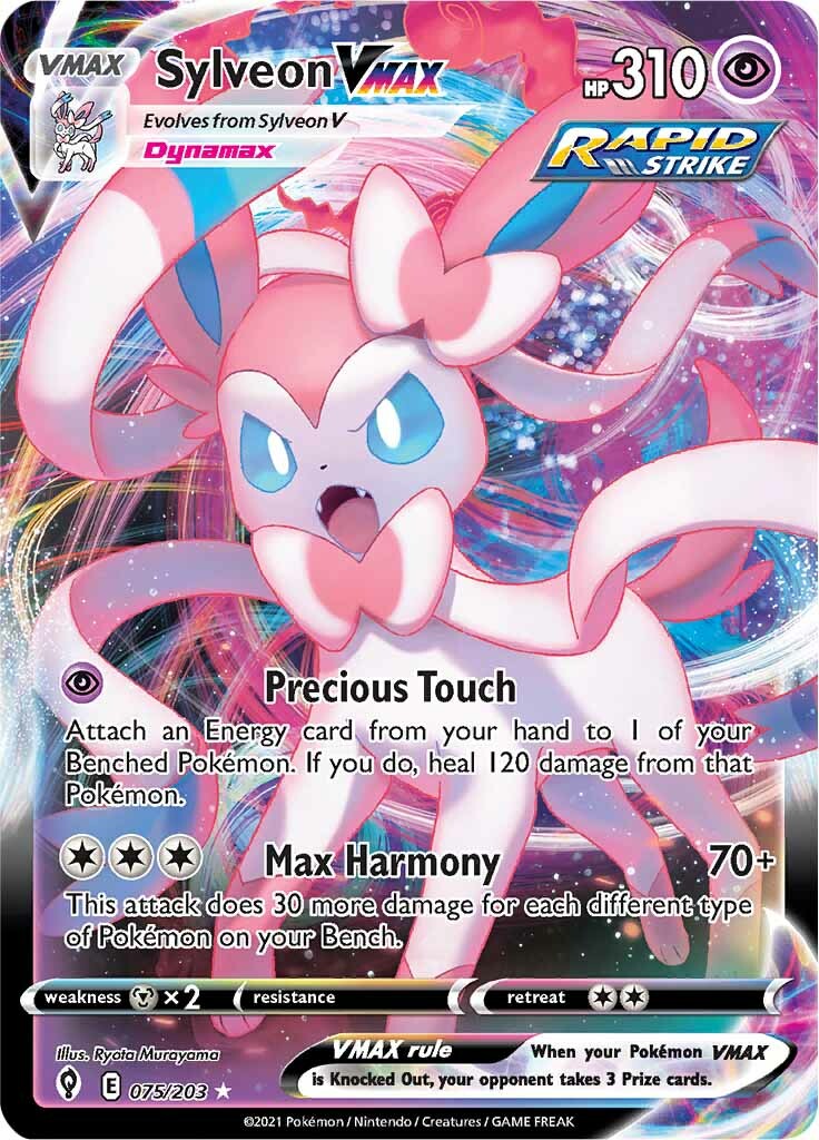 Sylveon VMAX (075/203) [Sword & Shield: Evolving Skies] | Gear Gaming Fayetteville