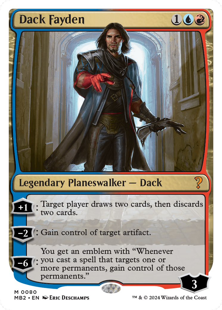 Dack Fayden (White Border) [Mystery Booster 2] | Gear Gaming Fayetteville