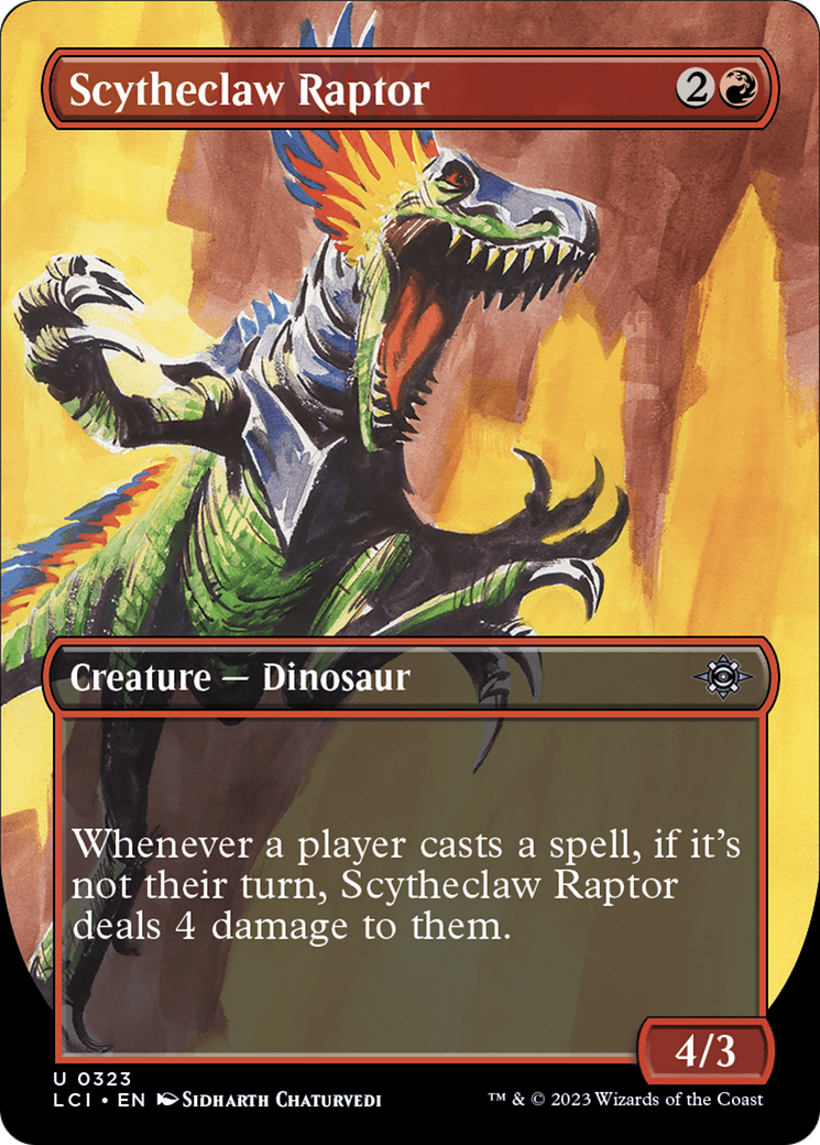 Scytheclaw Raptor (Borderless) [The Lost Caverns of Ixalan] | Gear Gaming Fayetteville