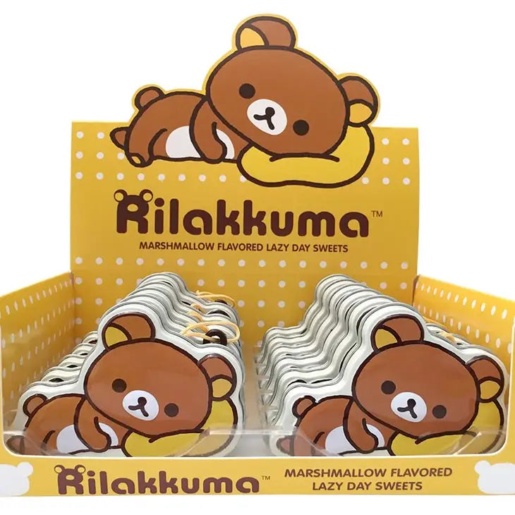 Rilakkuma Marshmallow Lazy Day Sweets Candy Tin | Gear Gaming Fayetteville