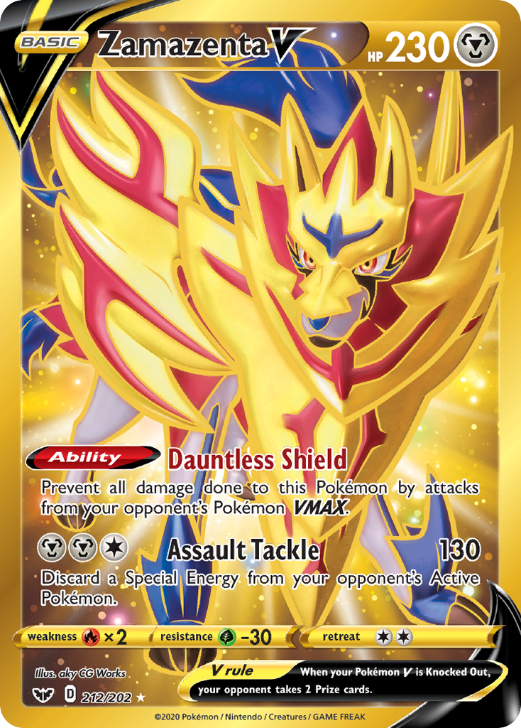 Zamazenta V (212/202) [Sword & Shield: Base Set] | Gear Gaming Fayetteville