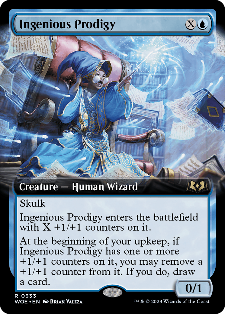 Ingenious Prodigy (Extended Art) [Wilds of Eldraine] | Gear Gaming Fayetteville