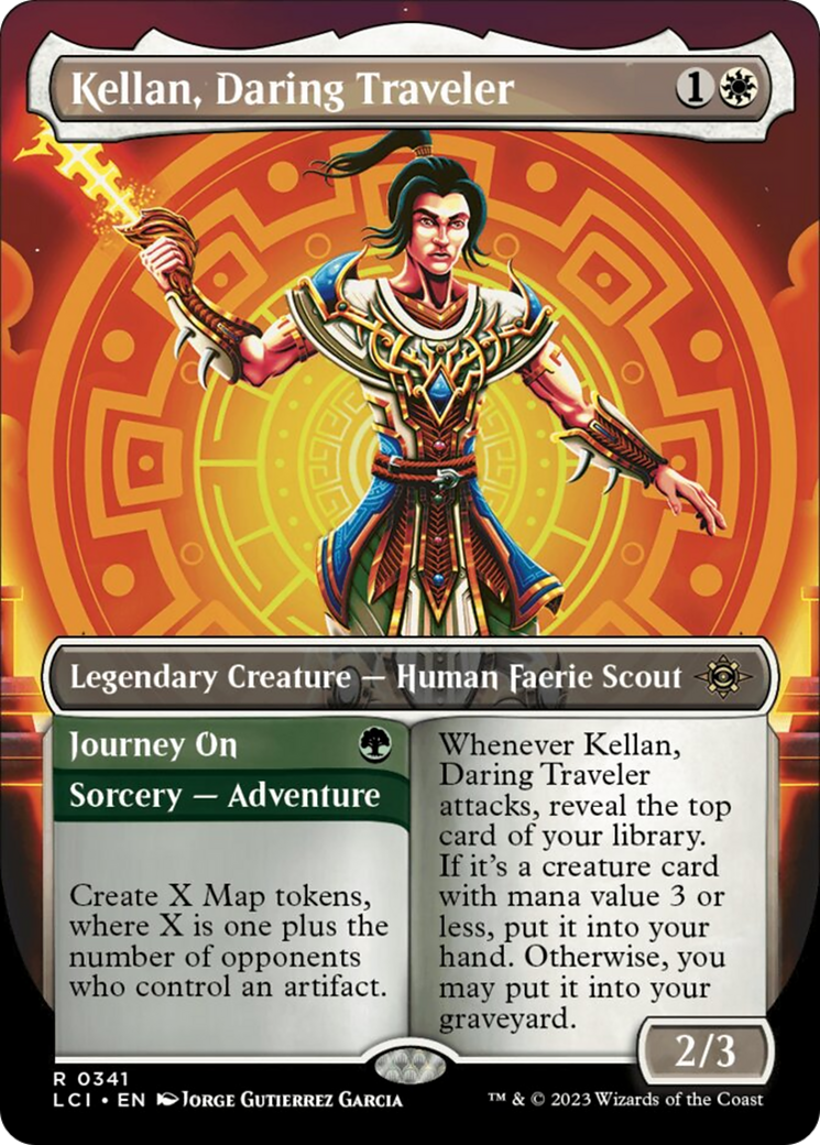 Kellan, Daring Traveler (Borderless) [The Lost Caverns of Ixalan] | Gear Gaming Fayetteville