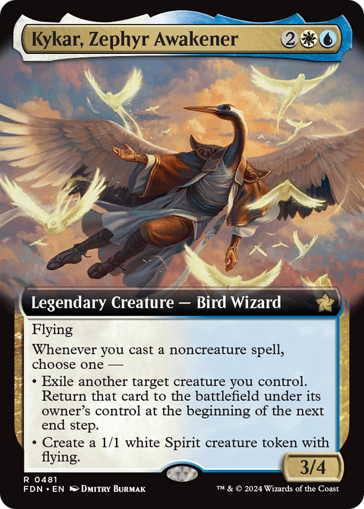 Kykar, Zephyr Awakener (Extended Art) [Foundations] | Gear Gaming Fayetteville