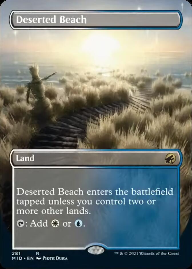 Deserted Beach (Borderless Alternate Art) [Innistrad: Midnight Hunt] | Gear Gaming Fayetteville