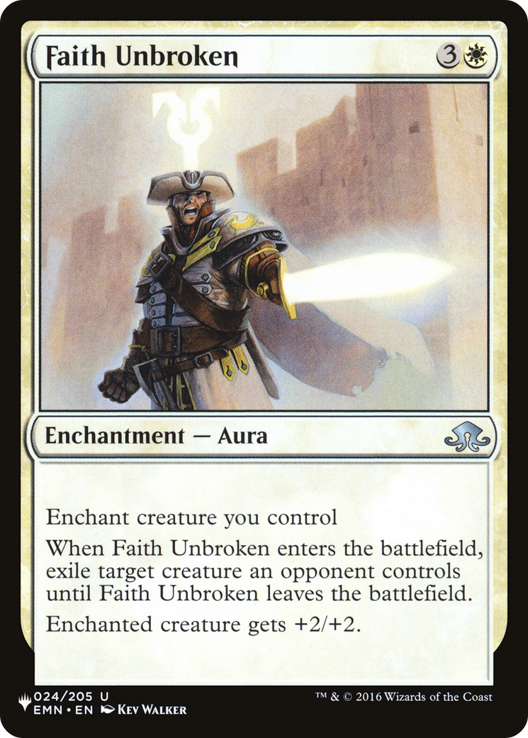 Faith Unbroken [The List Reprints] | Gear Gaming Fayetteville