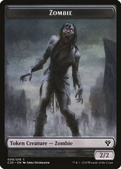 Human Soldier (003) // Zombie Double-Sided Token [Commander 2020 Tokens] | Gear Gaming Fayetteville