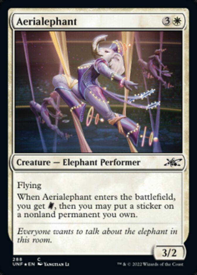 Aerialephant (Galaxy Foil) [Unfinity] | Gear Gaming Fayetteville