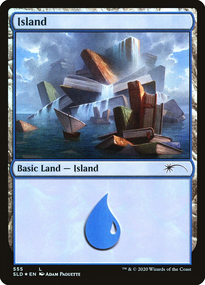 Island (Well Read) (555) [Secret Lair Drop Promos] | Gear Gaming Fayetteville