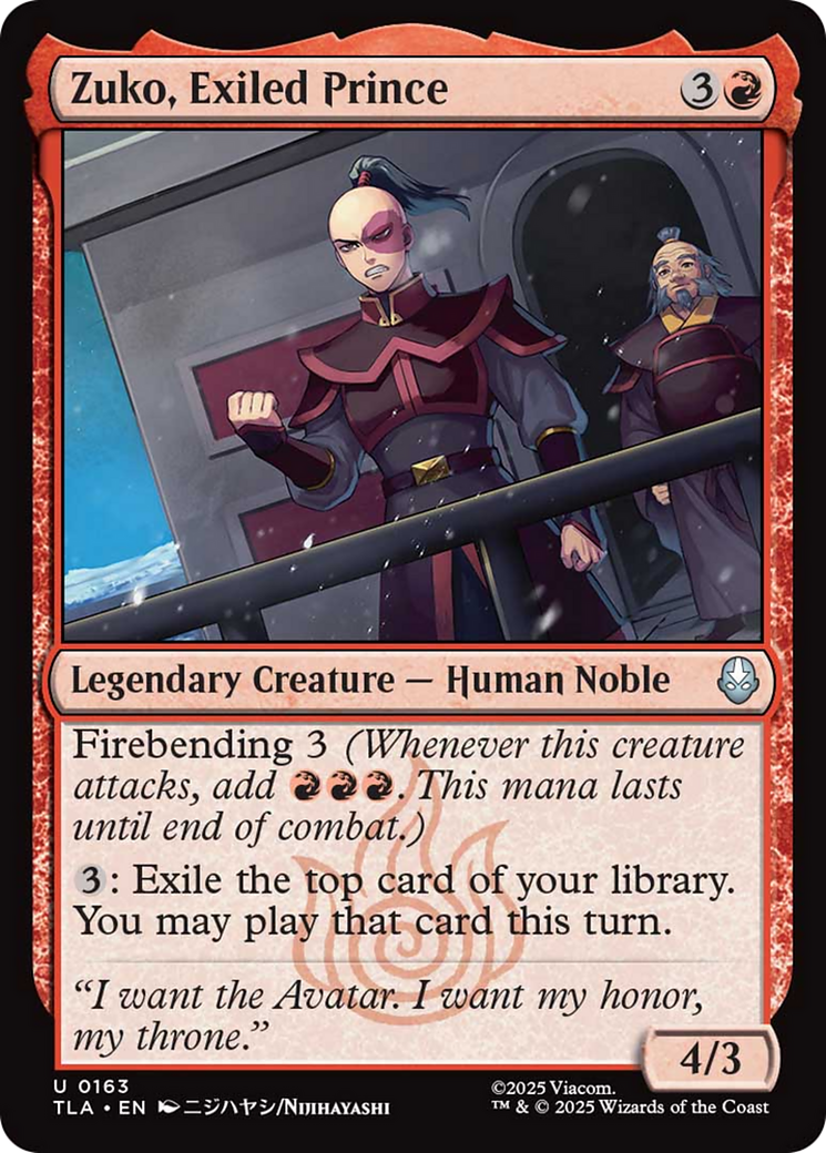 Zuko, Exiled Prince [Avatar: The Last Airbender] | Gear Gaming Fayetteville
