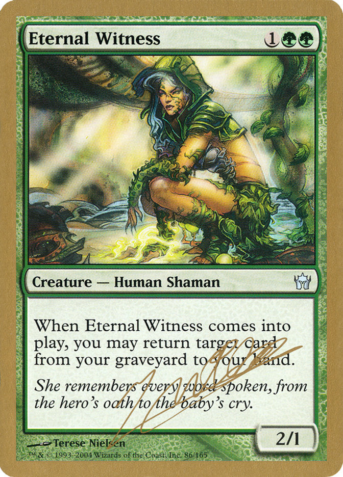 Eternal Witness (Julien Nuijten) [World Championship Decks 2004] | Gear Gaming Fayetteville