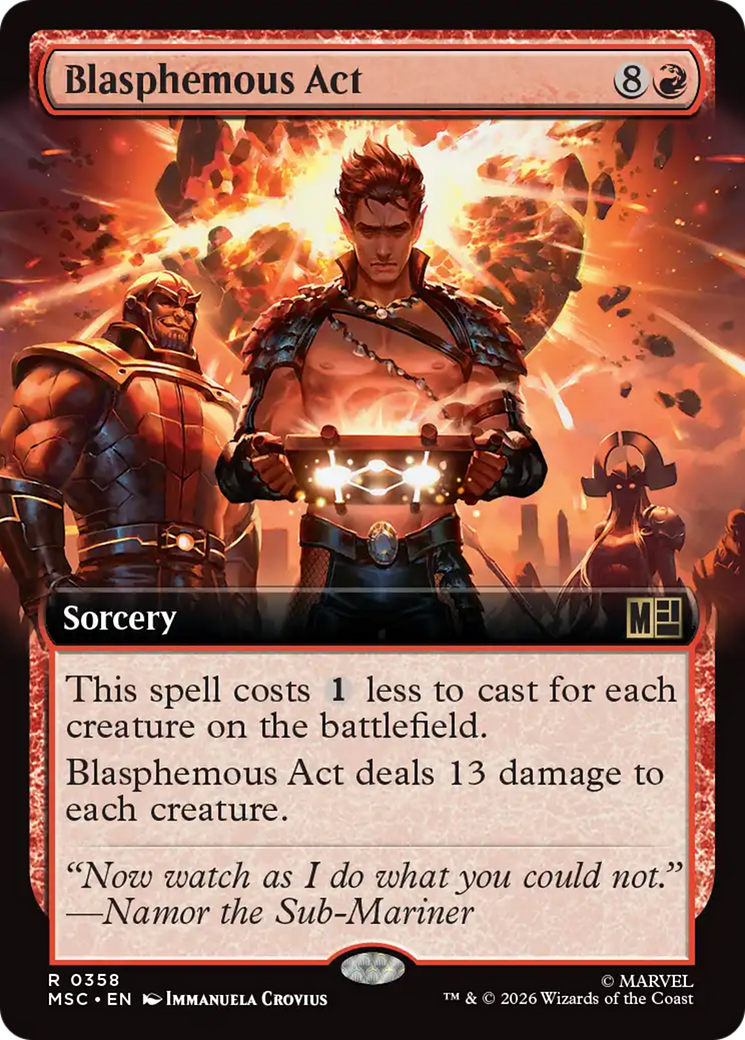 Blasphemous Act (Extended Art) [Marvel Super Heroes Commander] | Gear Gaming Fayetteville