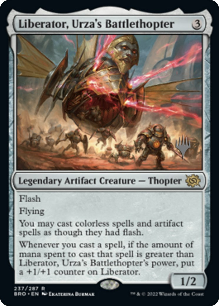 Liberator, Urza's Battlethopter (Promo Pack) [The Brothers' War Promos] | Gear Gaming Fayetteville