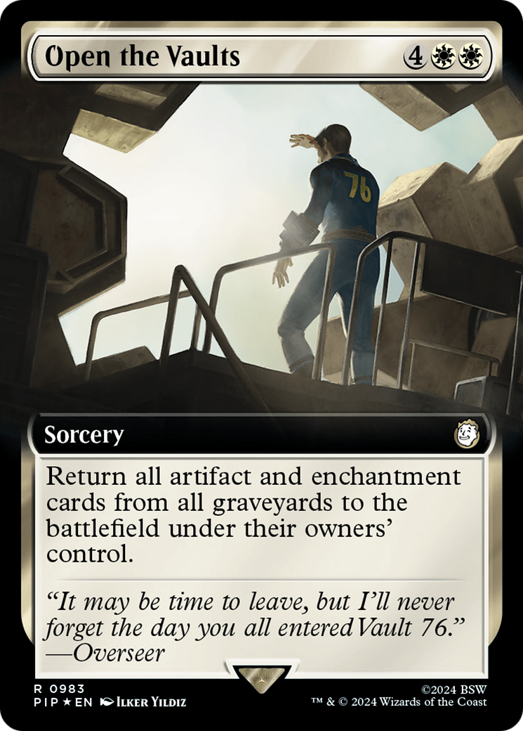 Open the Vaults (Extended Art) (Surge Foil) [Fallout] | Gear Gaming Fayetteville