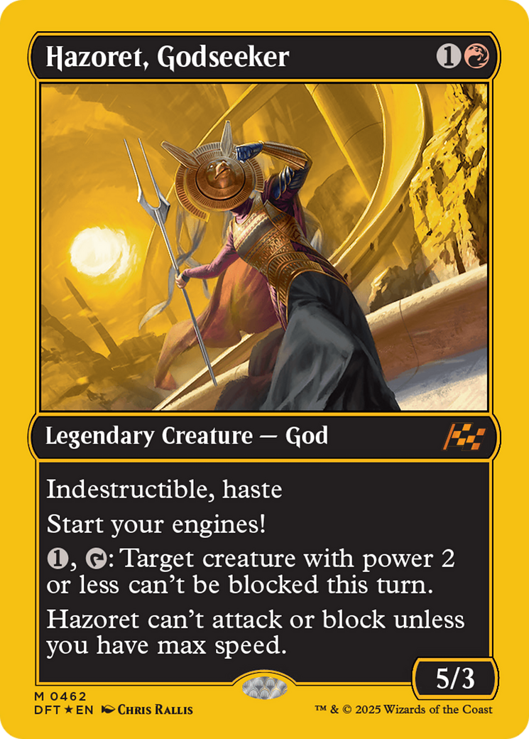 Hazoret, Godseeker (First-Place Foil) [Aetherdrift] | Gear Gaming Fayetteville