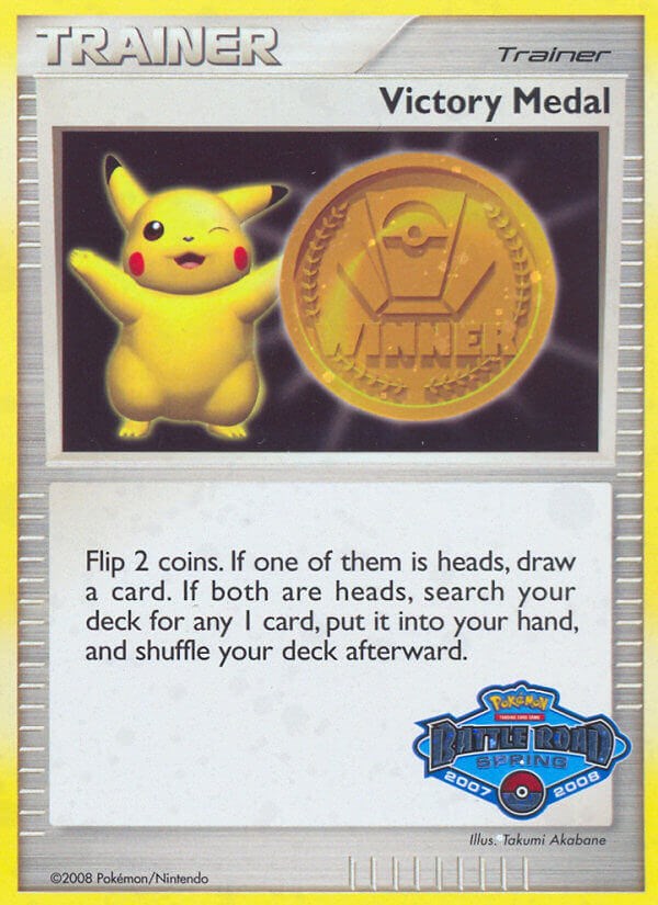 Victory Medal (2007-2008) (Battle Road Spring) [League & Championship Cards] | Gear Gaming Fayetteville