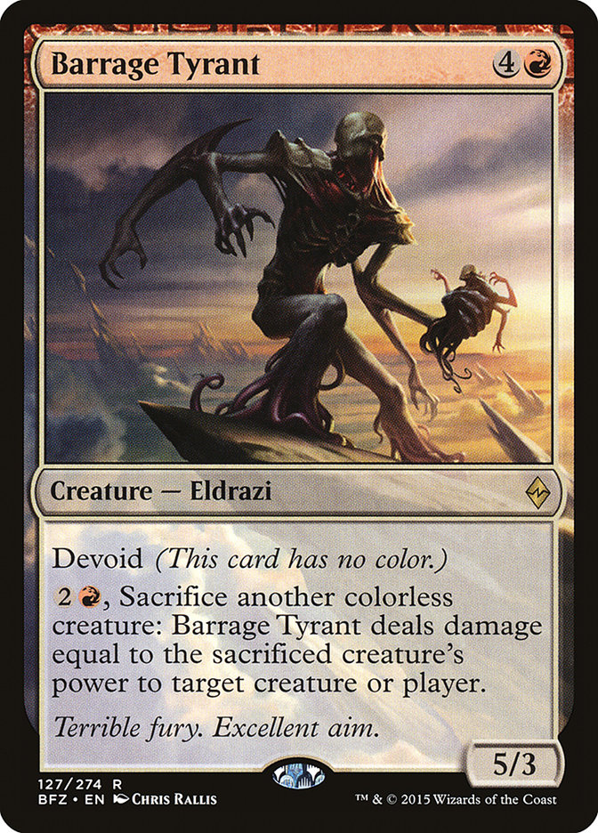 Barrage Tyrant [Battle for Zendikar] | Gear Gaming Fayetteville