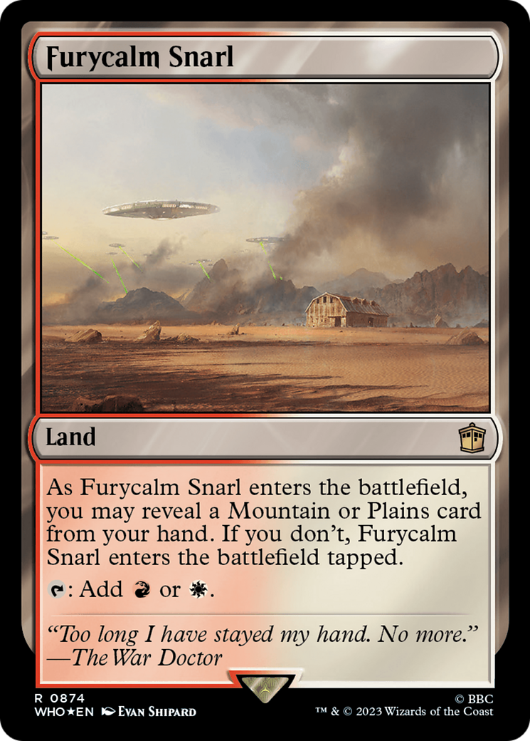 Furycalm Snarl (Surge Foil) [Doctor Who] | Gear Gaming Fayetteville