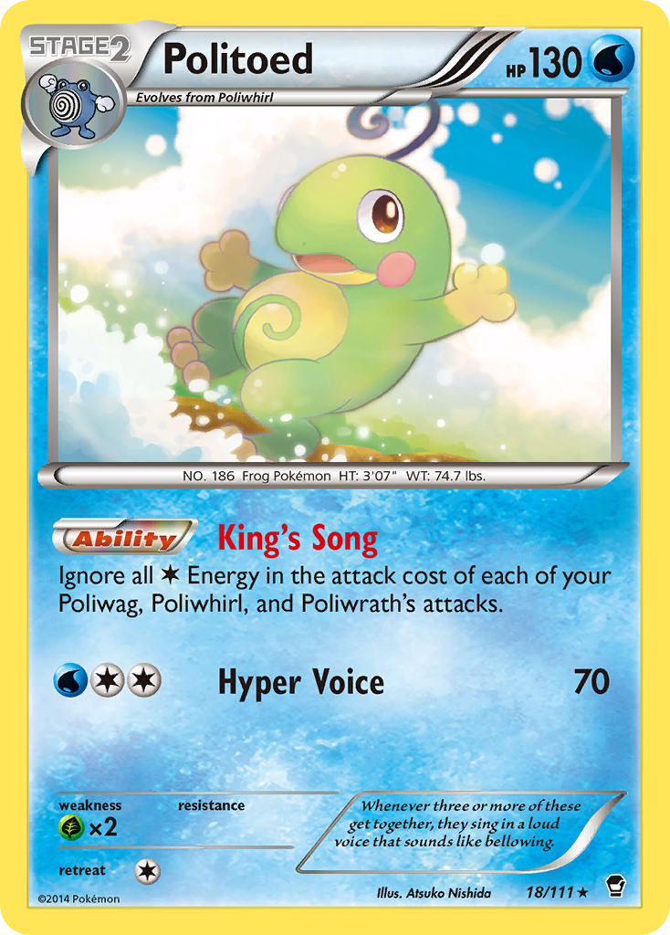 Politoed (18/111) [XY: Furious Fists] | Gear Gaming Fayetteville