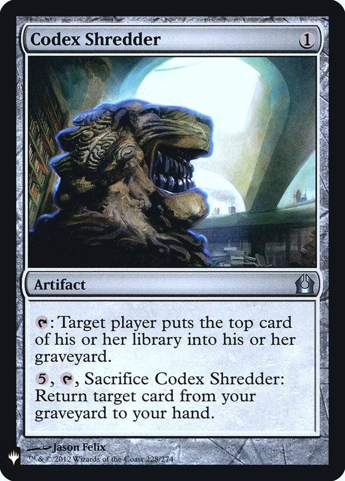 Codex Shredder [Mystery Booster] | Gear Gaming Fayetteville