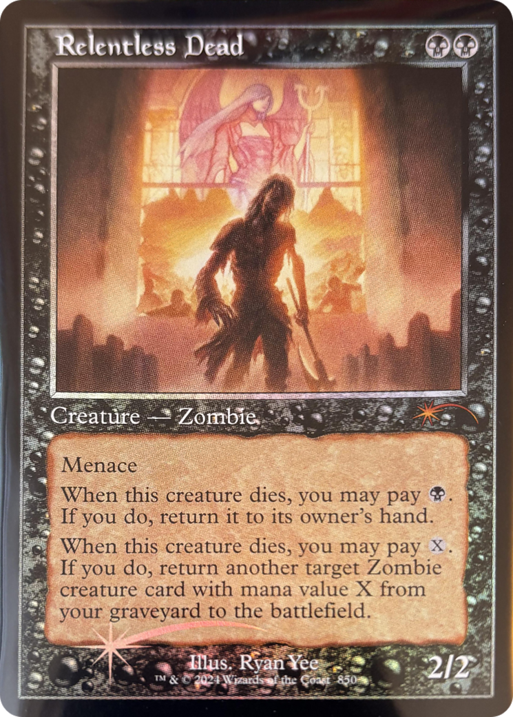 Relentless Dead (Retro Frame) [Secret Lair Drop Series] | Gear Gaming Fayetteville