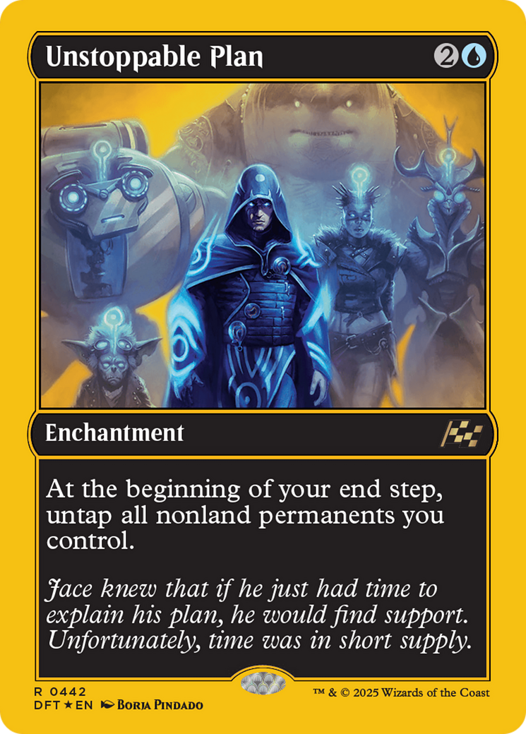Unstoppable Plan (First-Place Foil) [Aetherdrift] | Gear Gaming Fayetteville