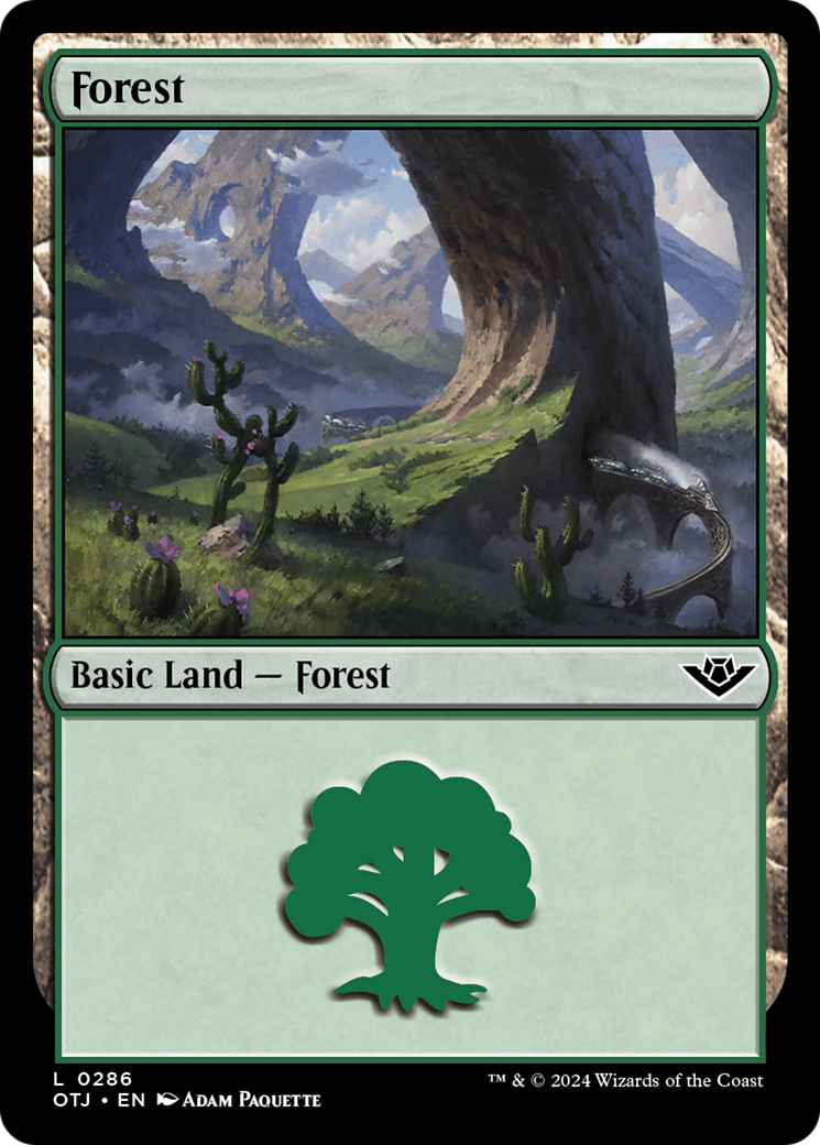 Forest (0286) [Outlaws of Thunder Junction] | Gear Gaming Fayetteville