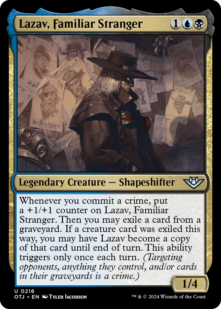 Lazav, Familiar Stranger [Outlaws of Thunder Junction] | Gear Gaming Fayetteville