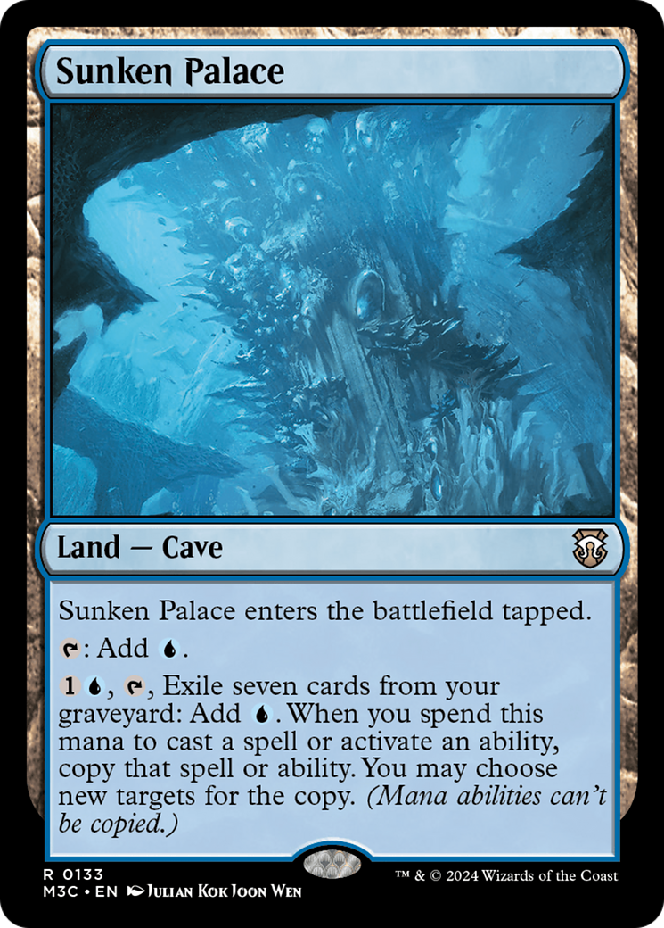Sunken Palace (Extended Art) (Ripple Foil) [Modern Horizons 3 Commander] | Gear Gaming Fayetteville