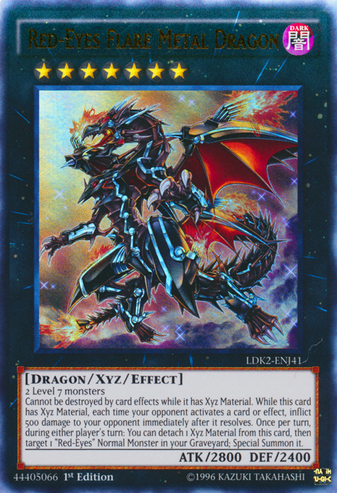 Red-Eyes Flare Metal Dragon [LDK2-ENJ41] Ultra Rare | Gear Gaming Fayetteville