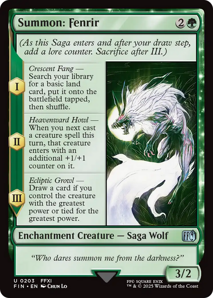 Summon: Fenrir [FINAL FANTASY] | Gear Gaming Fayetteville