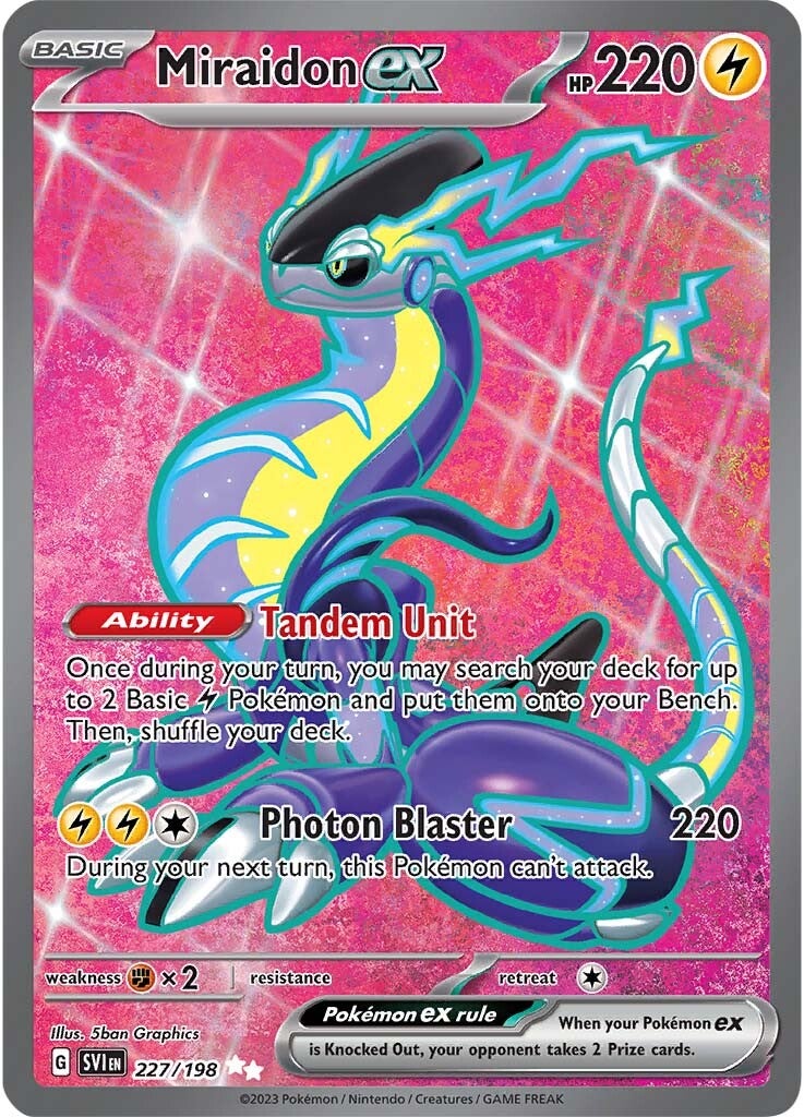 Miraidon ex (227/198) [Scarlet & Violet: Base Set] | Gear Gaming Fayetteville