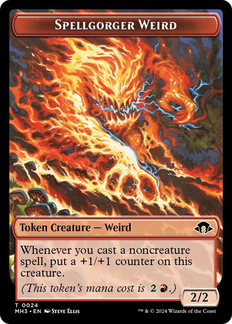 Eldrazi Spawn // Spellgorger Weird Double-Sided Token [Modern Horizons 3 Tokens] | Gear Gaming Fayetteville