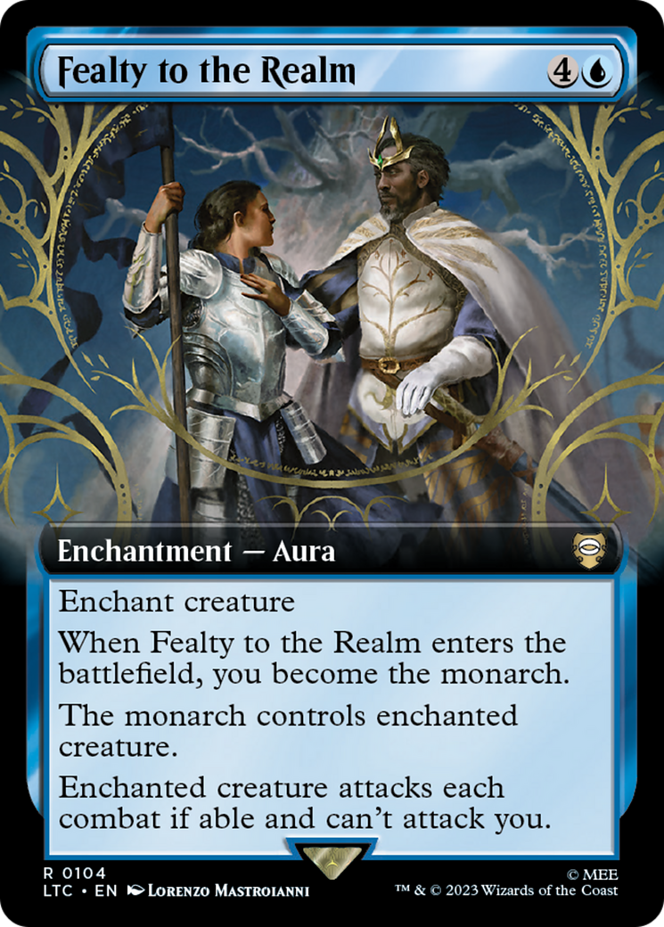 Fealty to the Realm (Extended Art) [The Lord of the Rings: Tales of Middle-Earth Commander] | Gear Gaming Fayetteville