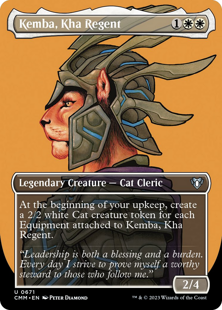 Kemba, Kha Regent (Borderless Profile) [Commander Masters] | Gear Gaming Fayetteville