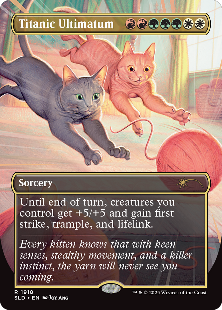Titanic Ultimatum (1918) (Rainbow Foil) [Secret Lair Drop Series] | Gear Gaming Fayetteville